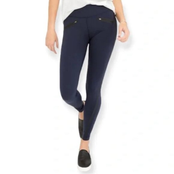 SPANX FD3715 Every Wear Tech Tape Leggings Lapis Night Size XS/TP‎ - Picture 1 of 14